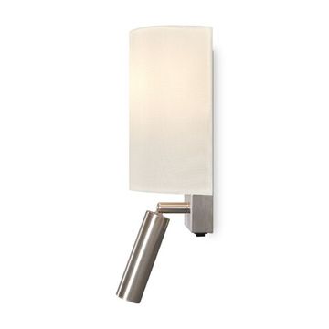 Бра 1*E14 FR5367WL-L40N никель/белый Bride Freya