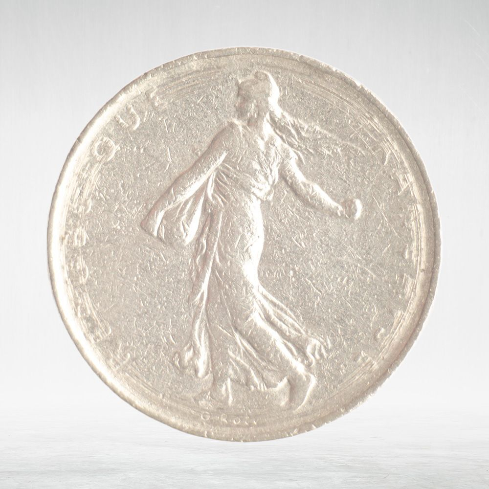 France, 1 Franc 1968 - Signature "O. Roty", VF