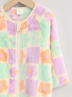 Комбинезон / Cлип флисовый для малышей Next E18-385, Сиреневый, Мятный