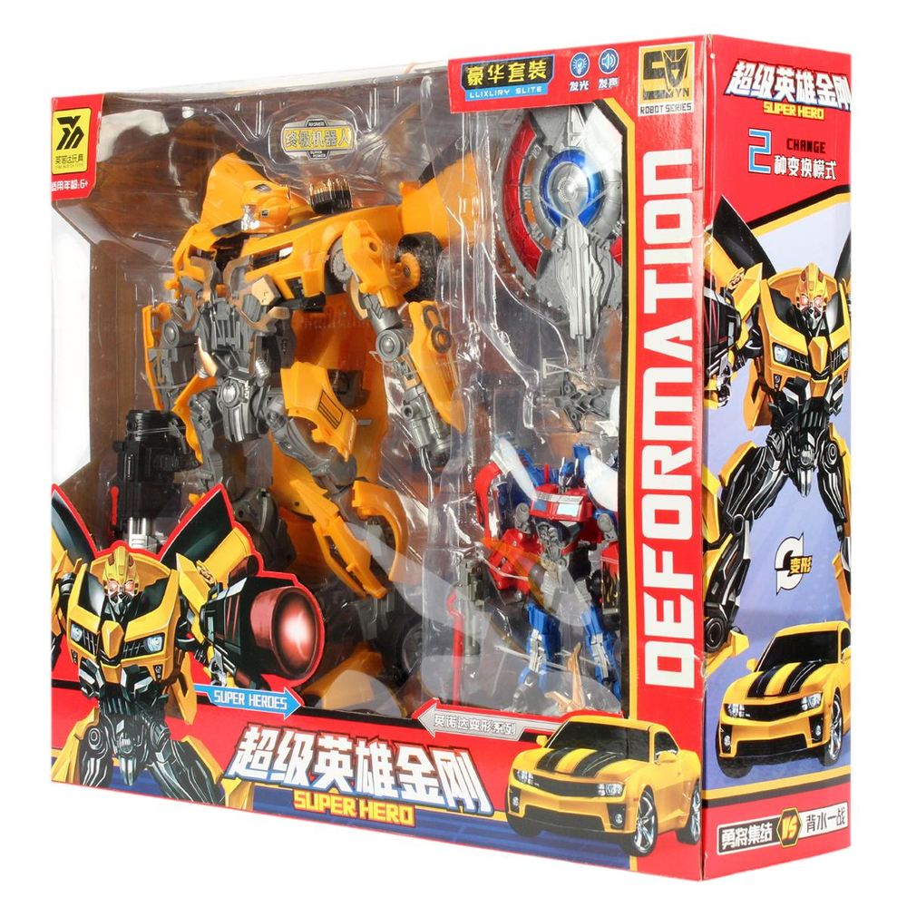 Трансформер-робот, коробка YND666-65