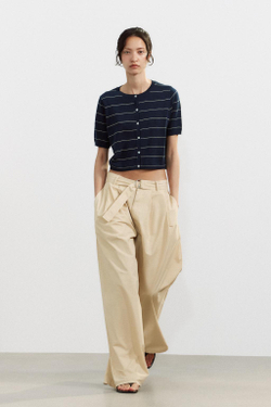 ZARA УКОРОЧЕННЫЙ КАРДИГАН В ПОЛОСКУ, ПОЛОСКИ