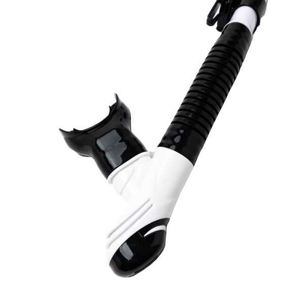 Трубка Marlin Dry Duo белый/черный