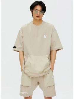 Шорты с нашитыми карманами