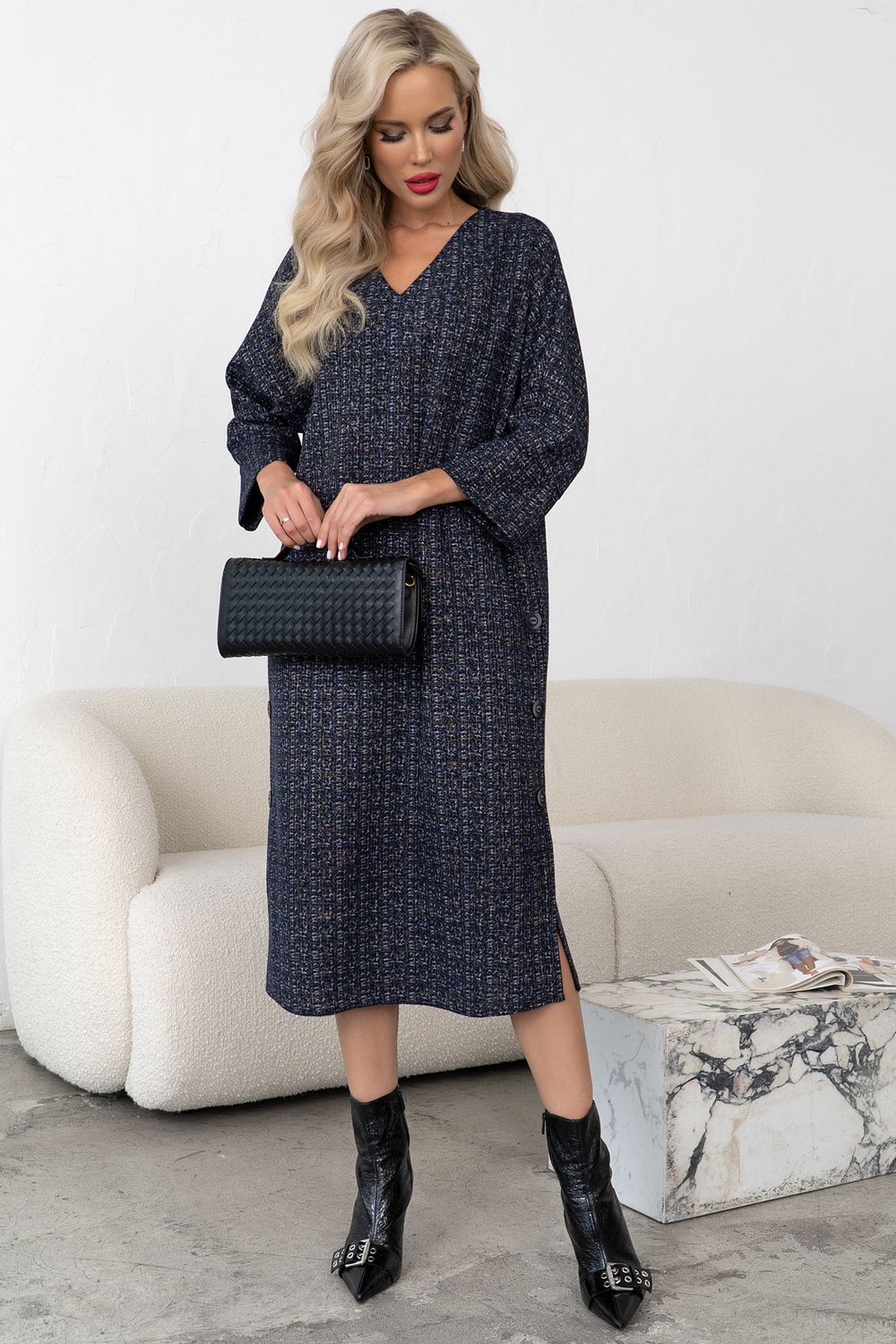 Платье Шарм (синий) Р11-1251/3 Nikol