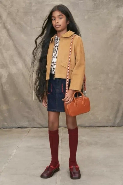 ZARA КОЖАНАЯ СУМКА ЧЕРЕЗ ПЛЕЧО С ЖЕМЧУЖНЫМИ ДЕТАЛЯМИ - LIMITED EDITION, КОРИЧНЕВЫЙ