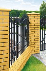 Колпак на столб забора King Klinker, Пустынная роза (10) Desert rose, 445x445x90