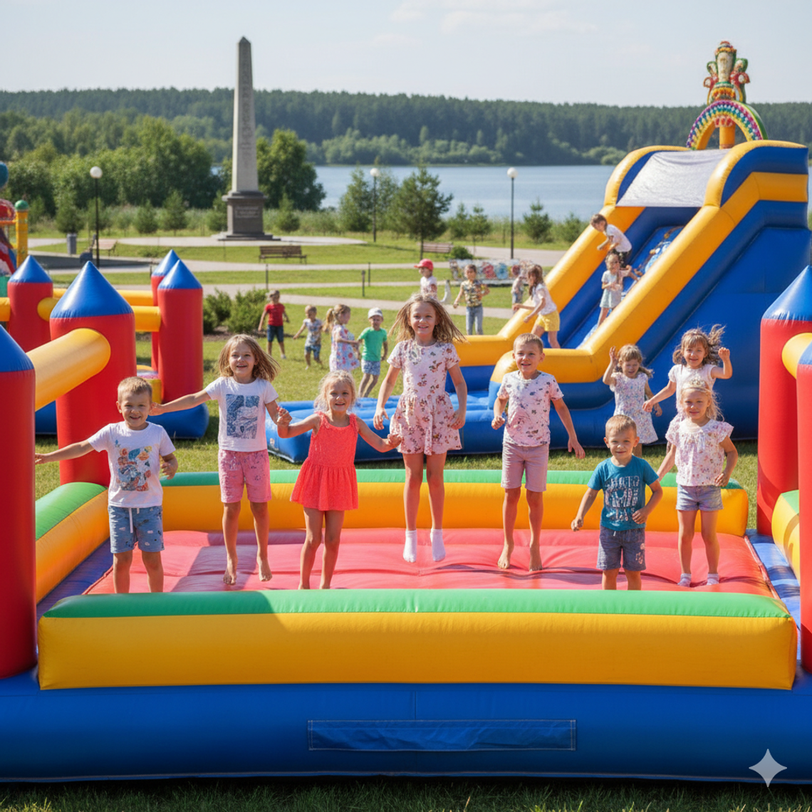 Батут купить в Первоуральске – Надувные аттракционы БатутМастер