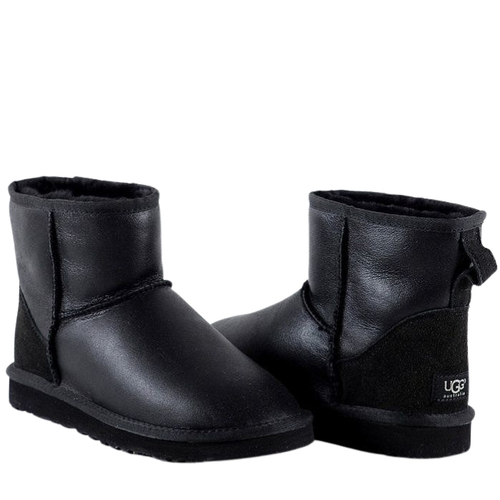 Ugg Classic Mini Metallic Black