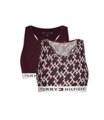 бюстгальтер 2шт. Tommy Hilfiger - бордовый(UG0UG00368)