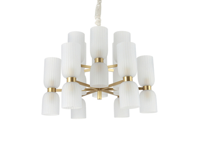 Подвесная люстра Newport NICOLE 3646+6/C brass, М0068541