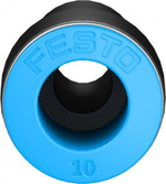Переходник цанговый со вставной втулкой Festo QS-12H-10-20 (комплект 20 шт)