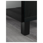 Комбинация для хранения - IKEA BESTÅ/BESTA /БЕСТА/БЕСТОИКЕА, 180x42x74 см, черный