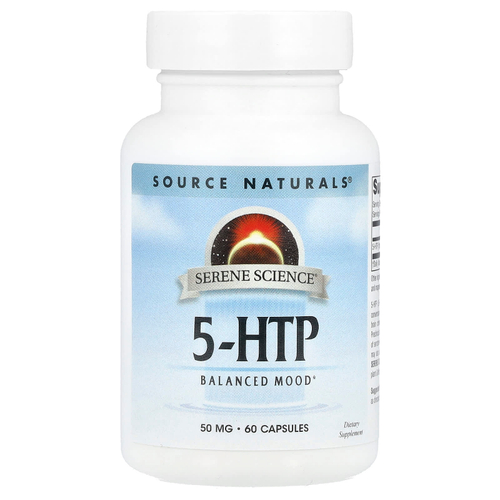 Source Naturals, Serene Science®, 5-HTP, 50 мг, 60 капсул