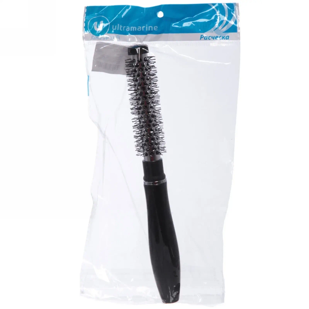 Расческа массажная брашинг термо «Ultramarine - Black», цвет черный, d-2 см, 23 см