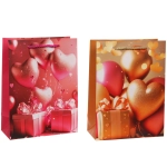 Пакет подарочный «Море сердец» 18*24*8.5 см