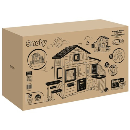 Игровой садовый домик Smoby Neo Friends 810207 с кухней и 17 аксессуарами 810207