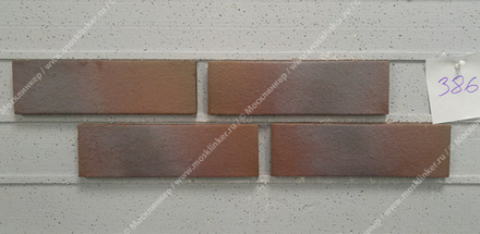 Feldhaus Klinker - R386NF14, Galena Cerasi Maritim Negro, 240x14x71 - Клинкерная плитка для фасада и внутренней отделки