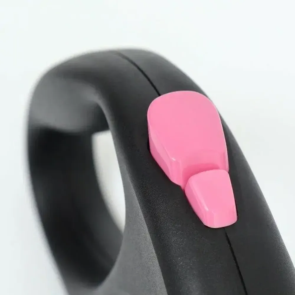 Flexi рулетка Black Design S (до 12кг) 5м трос черный/розовый Flexi рулетка Black Design S (до 12кг) 5м трос черный/розовый
