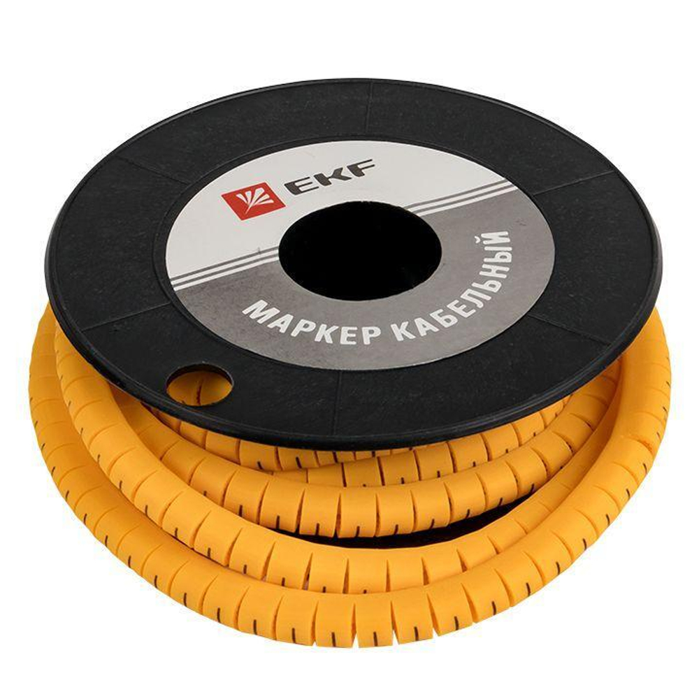 Маркер каб. 4.0кв.мм "L" (ЕС-2) (уп.500шт) PROxima EKF plc-KM-4-L