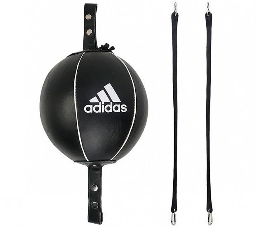 Груша пневматическая на растяжках Pro Mexican Double End Ball Leather черная adiBAC121