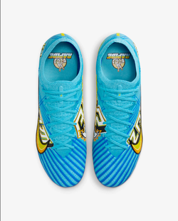 Бутсы Nike Zoom Mercurial Vapor 15 Elite KM FG (Голубой)