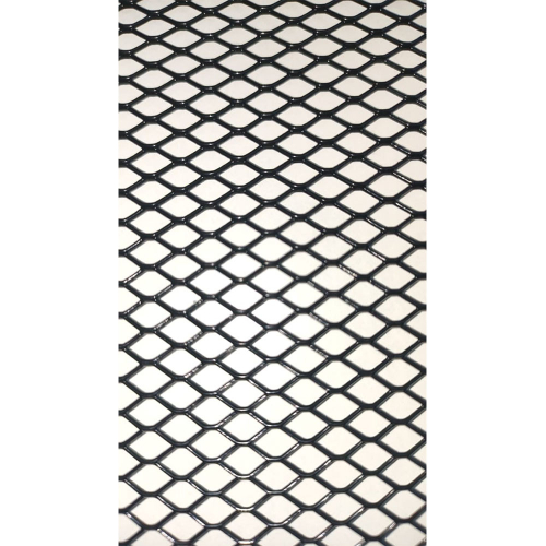 Решетка радиатора (сетка) 120х20см ячейки 7х4мм черная