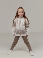 Кофта вязаная на молнии