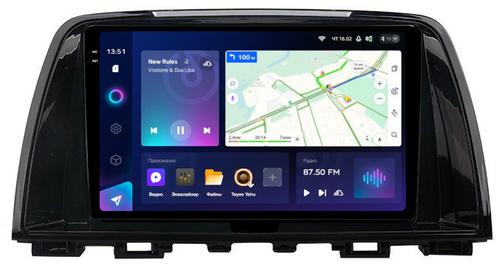 Магнитола для Mazda 6 GJ 2012-2014 - Teyes CC3-2K QLed Android 10, Быстрая, SIM-слот, CarPlay