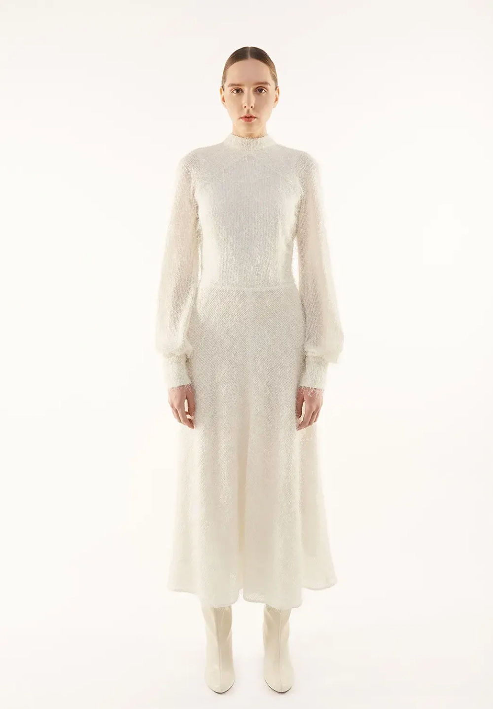 Платье «Пушистик», молочный