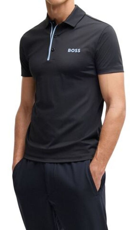 Теннисное поло BOSS Paddy Shirt In Quick-Dry Ribbed Fabric
