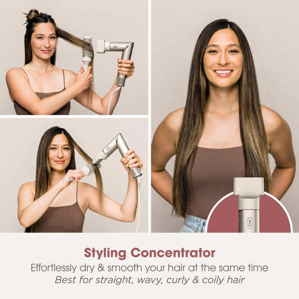 Набор для укладки и сушки волос 5 в 1 Shark FlexStyle 5-in-1 Air Styler & Hair Dryer with Storage Case - Stone