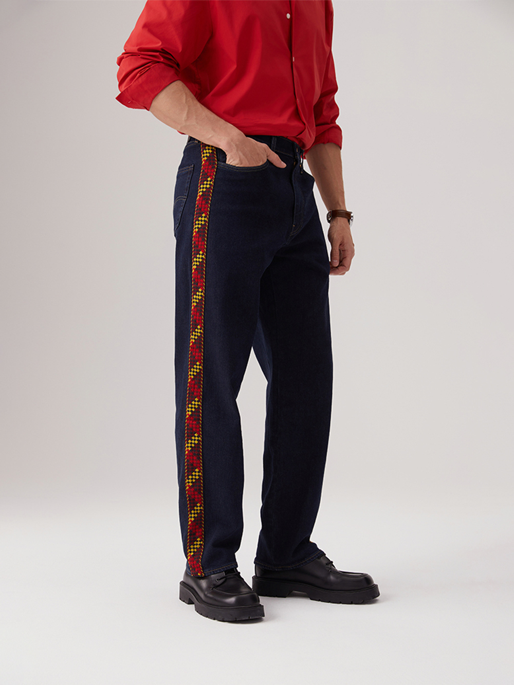 Мужские свободные прямые джинсы Levi's 568 Stay Loose 29037-0098, Ограниченная серия