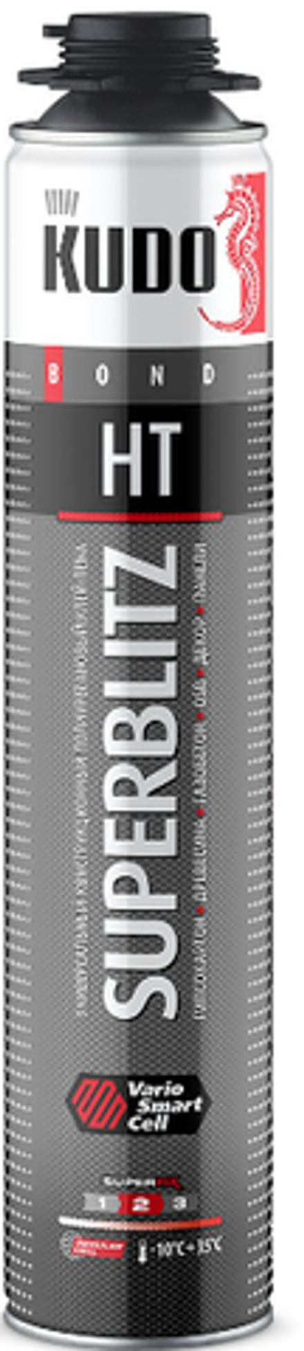 Клей-пена универсал. конструкц. проф. всесезон. "KUDO" SUPERBLITZ HT, 1000мл. (12шт)