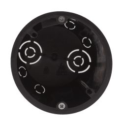 Коробка установочная ЭРА KUP-73-73-m-black черная 73х73мм для полых стен саморезы металлические лапки IP20