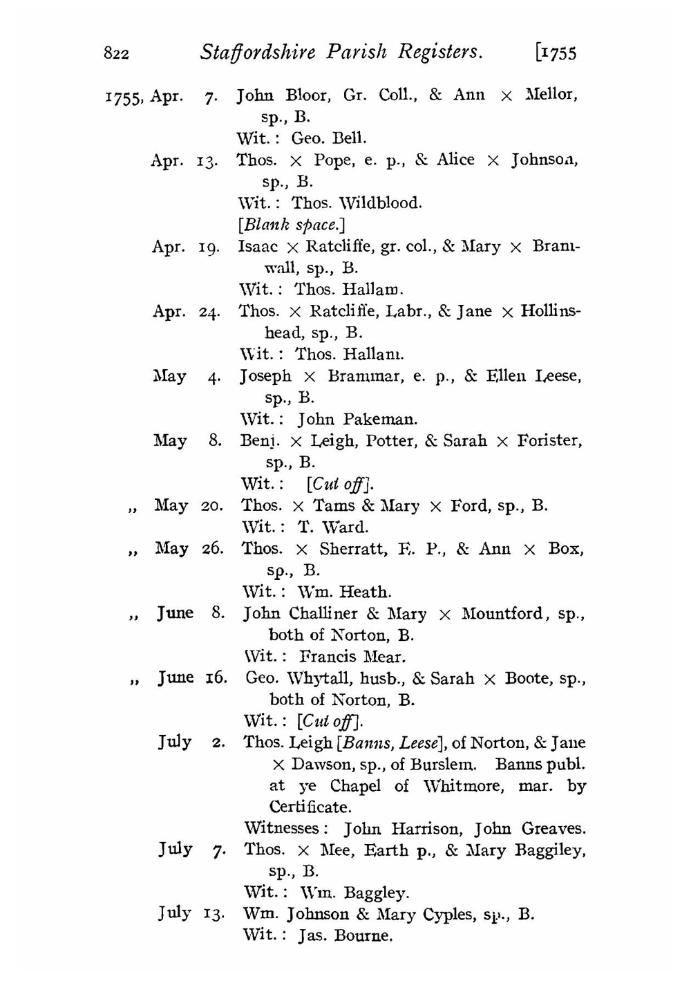 Stoke-upon-Trent Parish register: Deanery of Stoke-on-Trent. Volume 4 | Sanford William Hutchinson