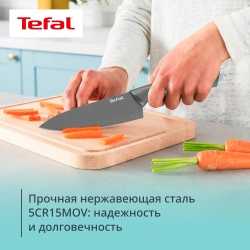Набор ножей с блоком для хранения Tefal Slicy K431S504, 5 предметов