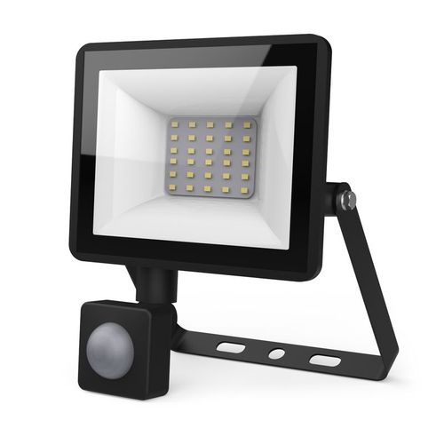 Прожектор светодиодный уличный с датчиком движения 30Вт 6500К IP65 Gauss