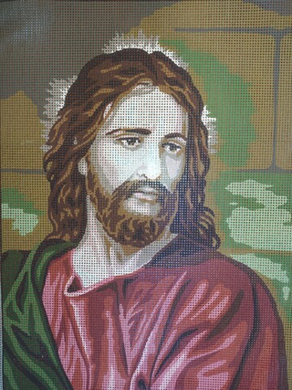 "Иисус"-40145-канва с рисунком