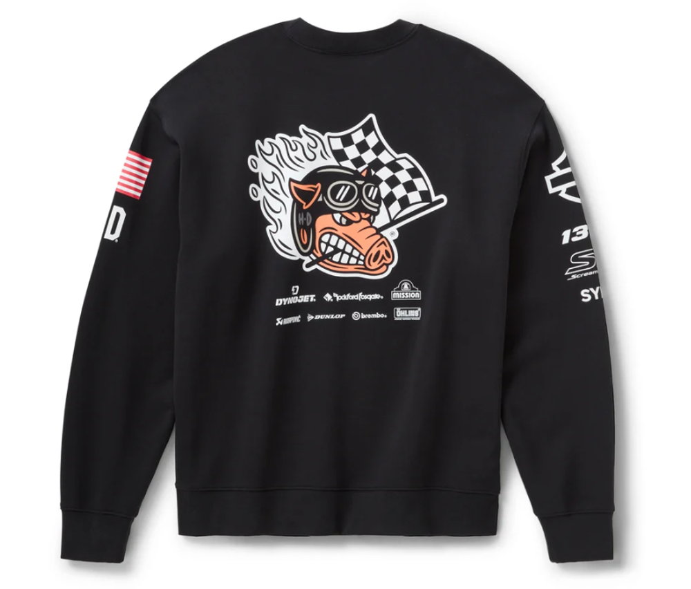 96860-25VX Лимитированная коллекция Harley-Davidson® Factory Racing Team - свитшот