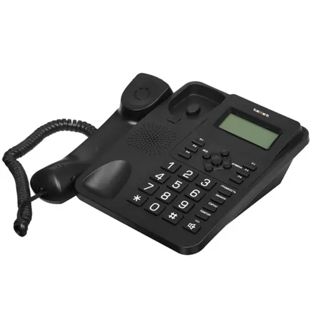 Проводной телефон TEXET TX-264 цвет черный