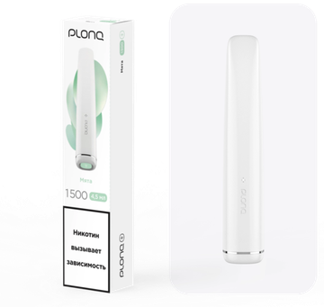Купить Одноразовый Pod Plonq Plus - Мята (1500 затяжек)