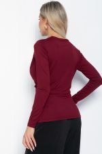 Лонгслив Нежное прикосновение (бордовый) Б12514-7 LT Collection