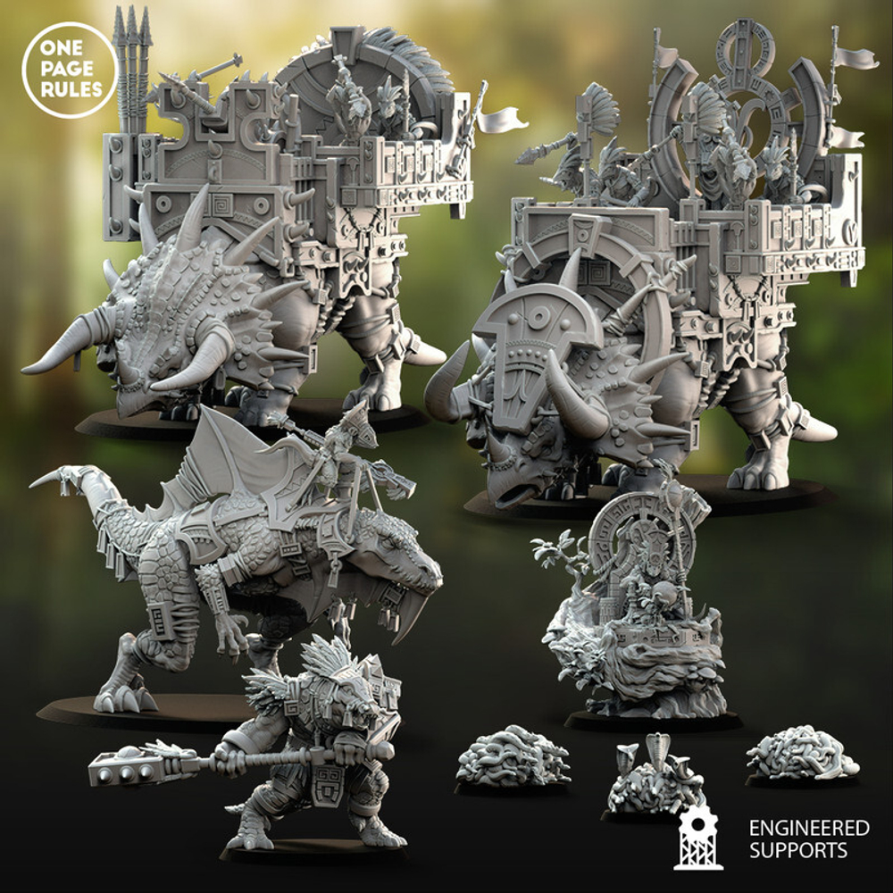Grand Alliance Order Seraphon Jungle Swarms Skink Oracle on Troglodon Saurus Guard Stegadon Engine Of The Gods 1 шт. миниатюра для dnd, днд, pathfinder, фентези, Настольная игра, НРИ, Варгейм, РПГ