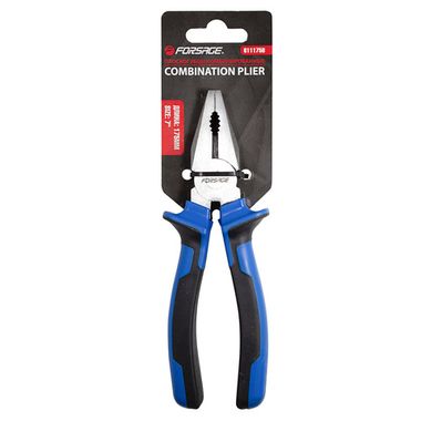 Плоскогубцы комбинированные 7''(175мм), на блистере Forsage F-611175B