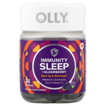 OLLY, Immunity Sleep + бузина, полуночная ягода, 36 жевательных таблеток