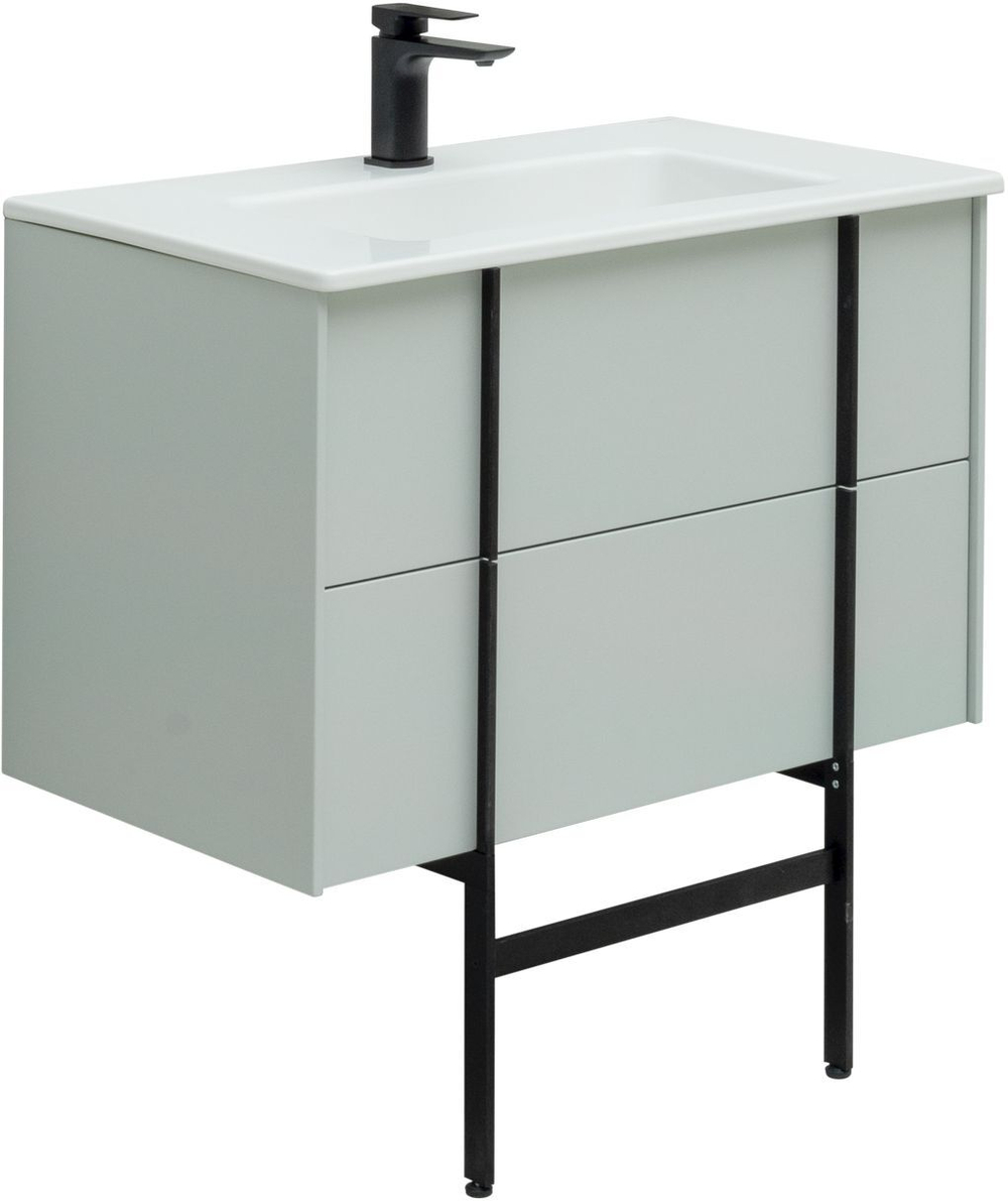 Тумба с раковиной Allen Brau Reality 1.32005.PWM 80 рapyrus white matt