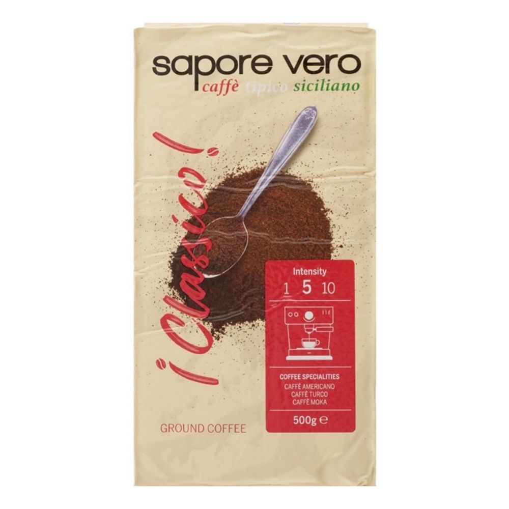 Кофе молотый Sapore Vero Classico 500 г, 2 шт