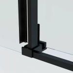 Душевой уголок Vincea Soft 2 110х80 VSR-3SO28011CLB стекло прозрачное/профиль черный