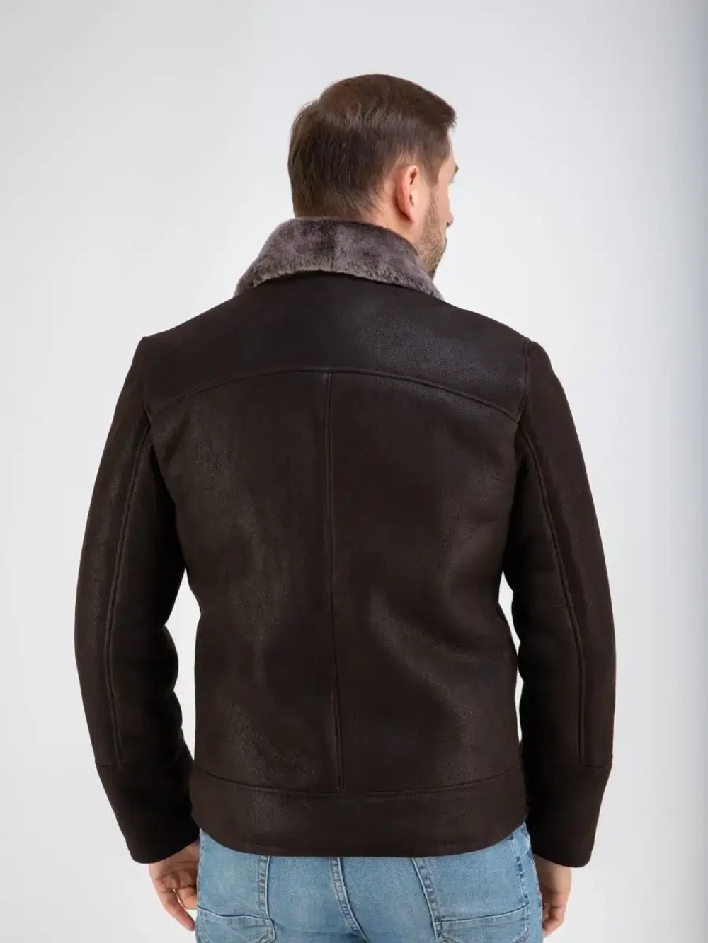 Дубленка мужская зимняя натуральная Турция