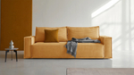 Диван Софт 3 Cilium Umber 240*94*80 см, Желтый Вельвет Еврокнижка Фиеста